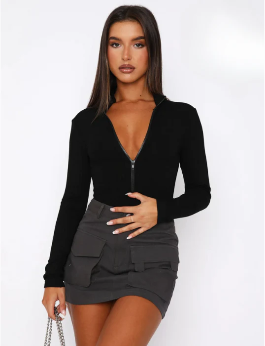 SCARLETT | BODY CON CREMALLERA