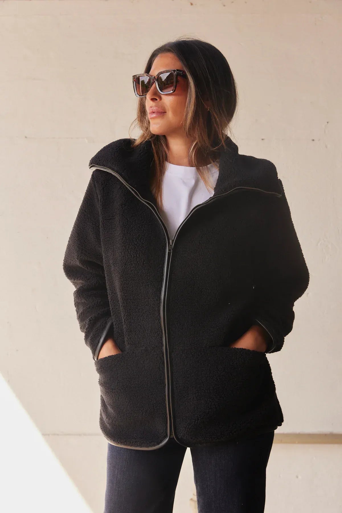 ZINNIA | CHAQUETA TEDDY