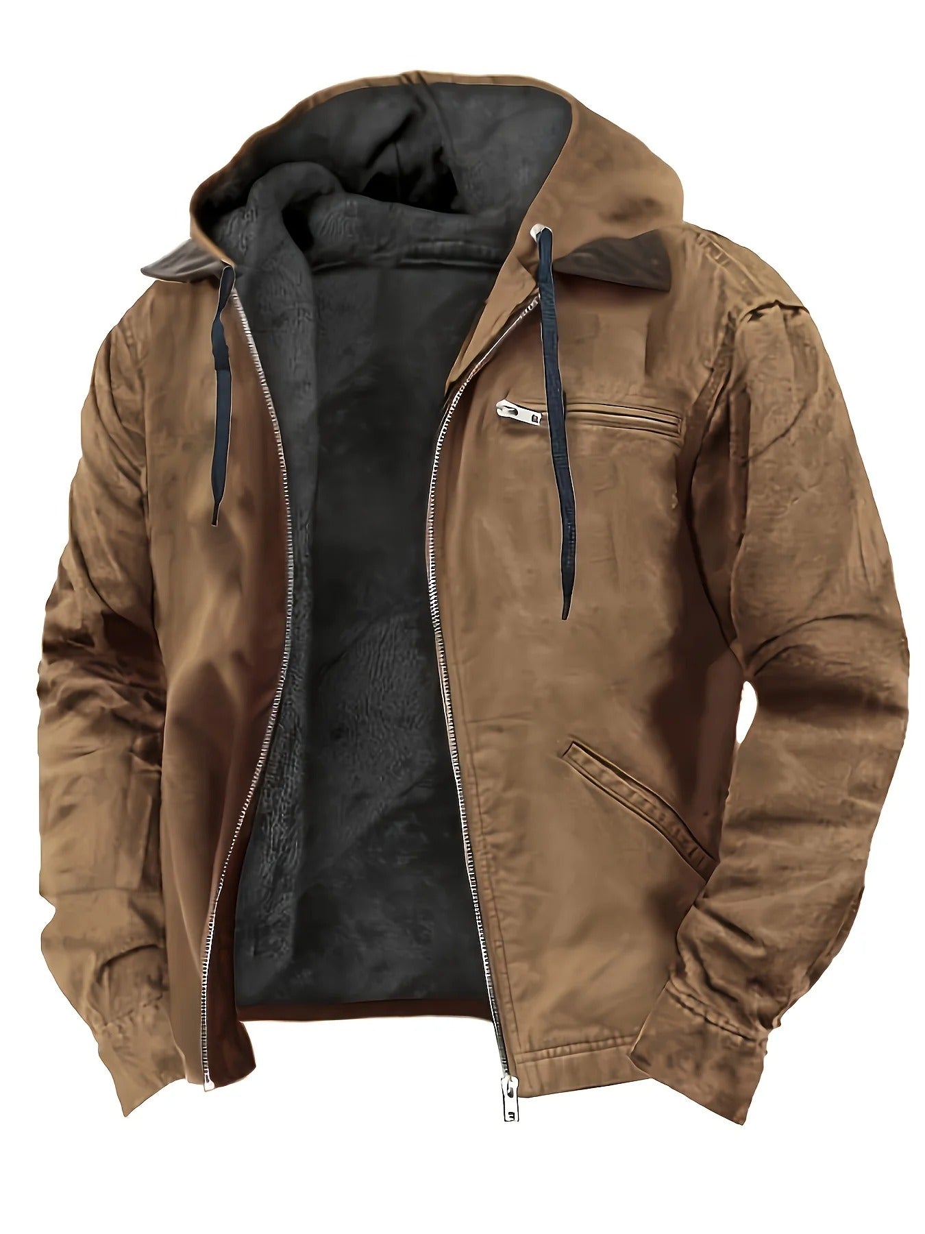 HUGEL | CHAQUETA CON CAPUCHA