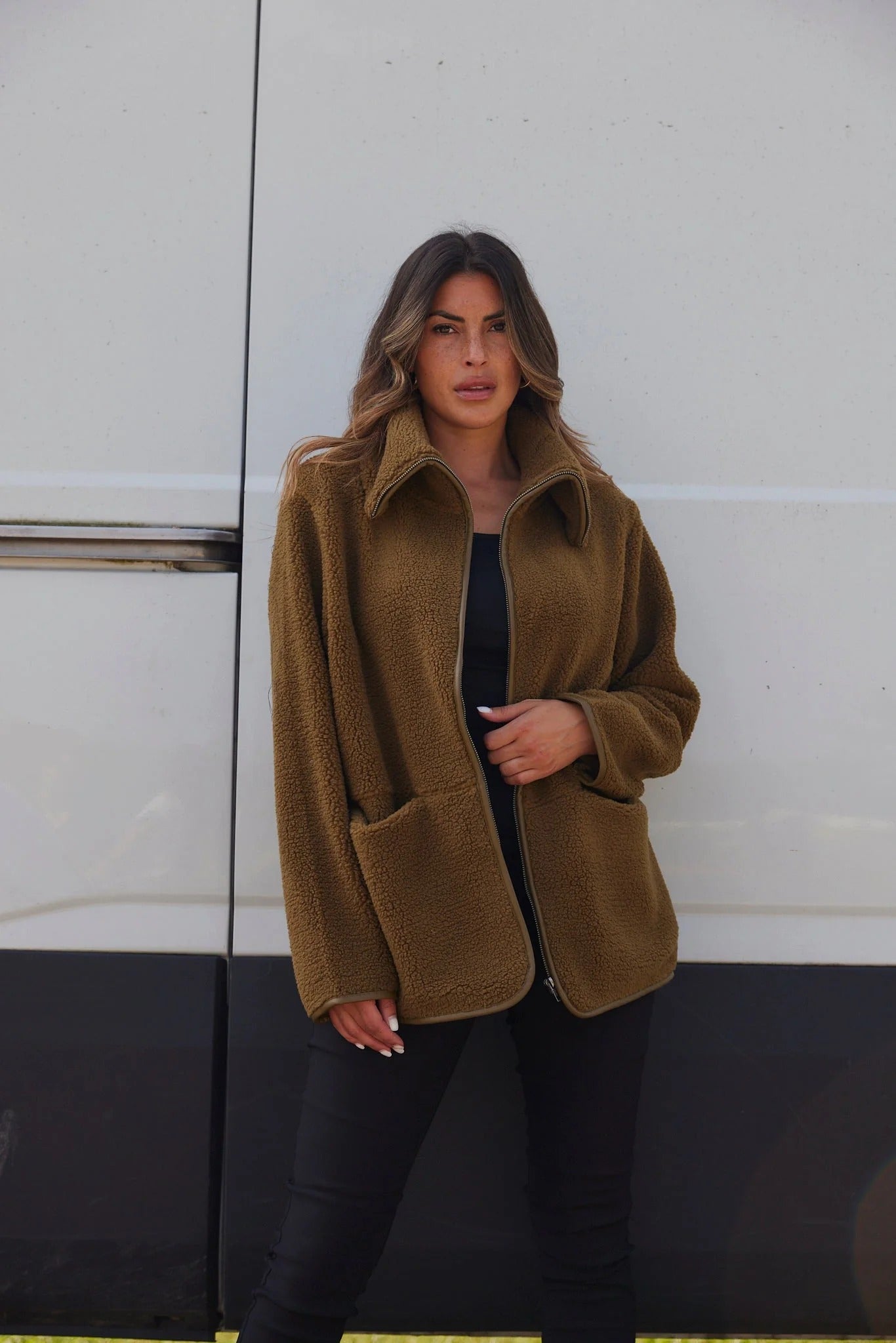 ZINNIA | CHAQUETA TEDDY