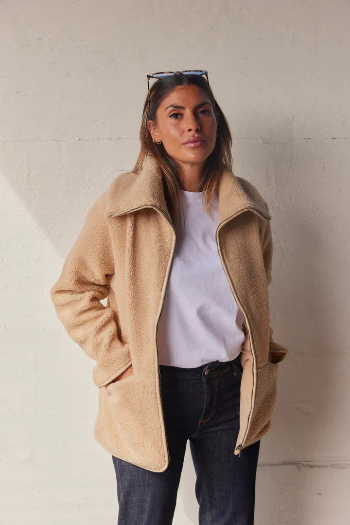 ZINNIA | CHAQUETA TEDDY