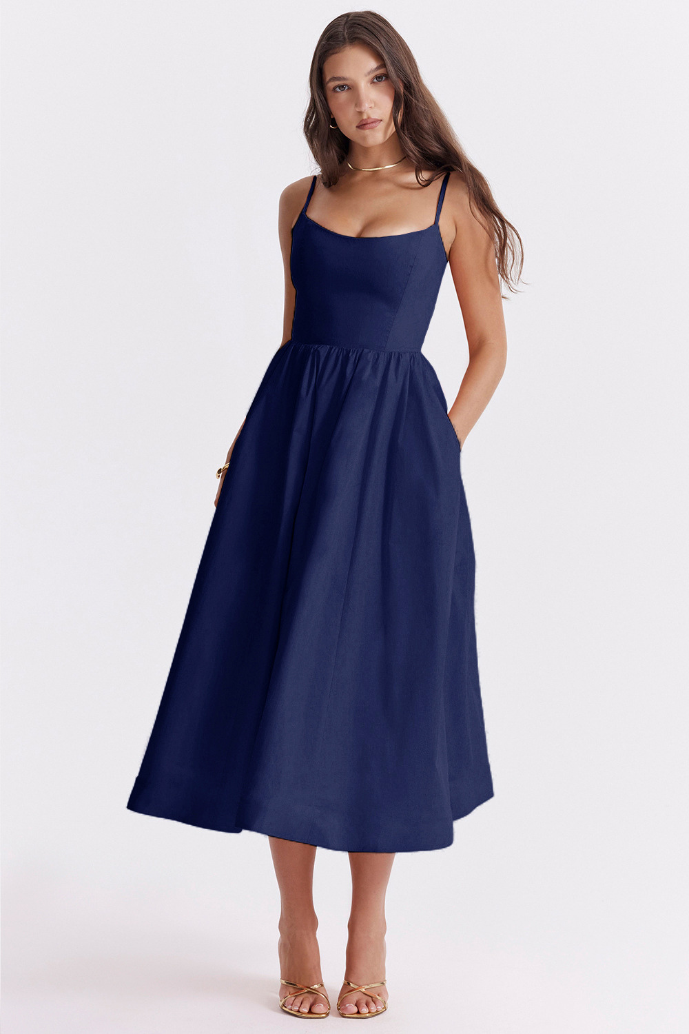 ESTELLE | ELEGANTE VESTIDO MIDI DE CORSET