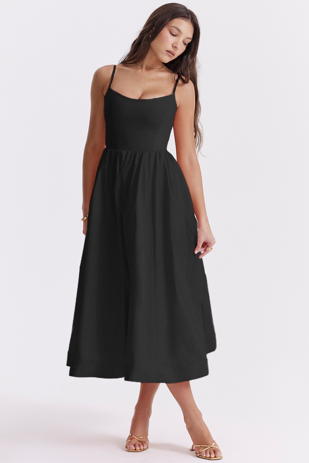 ESTELLE | ELEGANTE VESTIDO MIDI DE CORSET