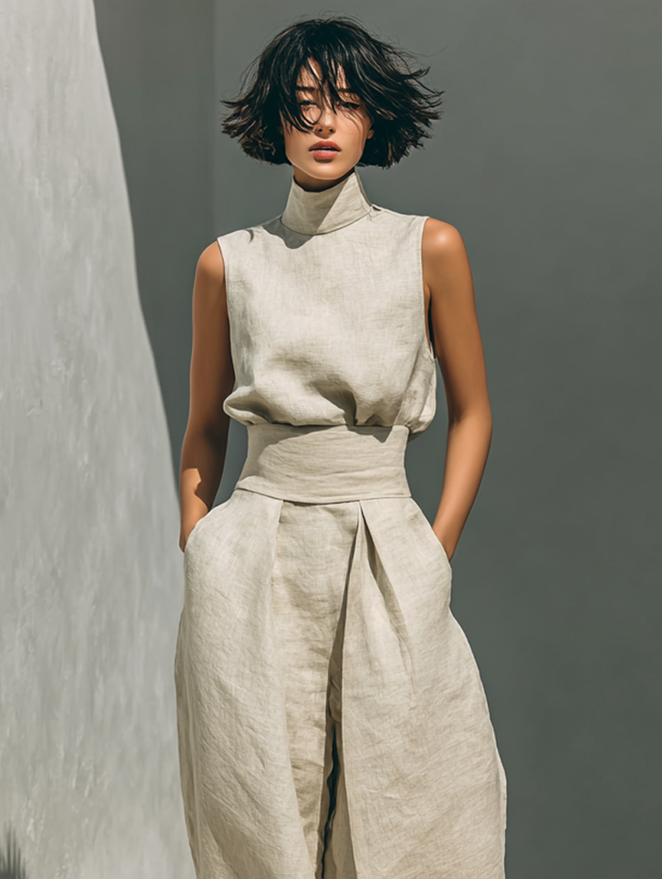 MARIA | CONJUNTO DE TOP Y PANTALONES ANCHO