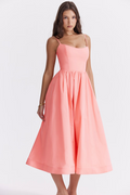ESTELLE | ELEGANTE VESTIDO MIDI DE CORSET