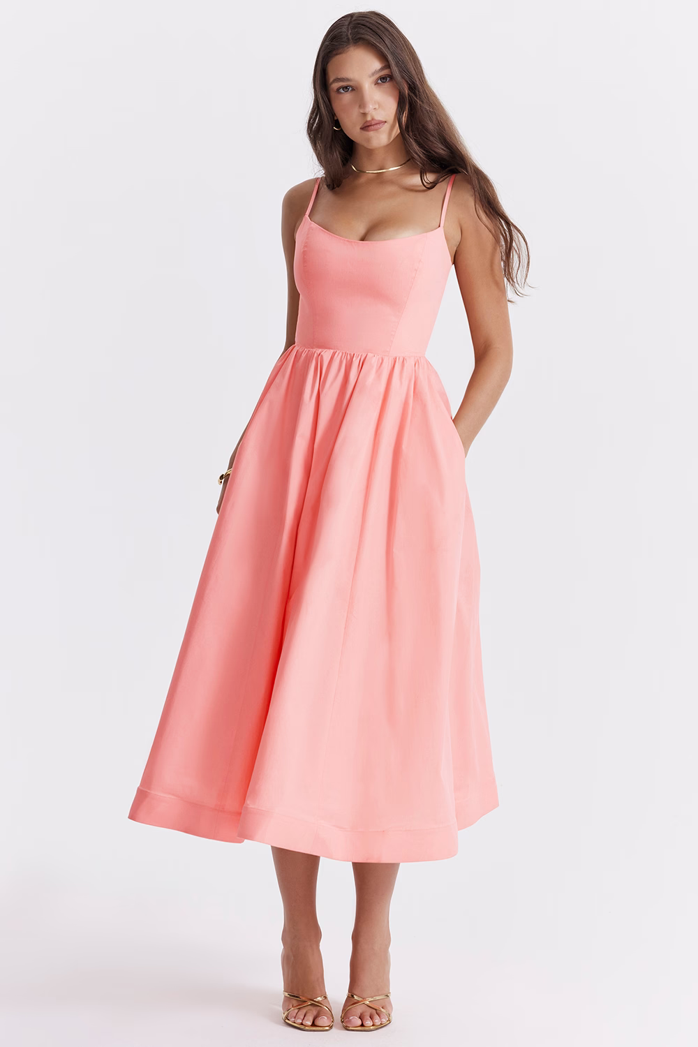 ESTELLE | ELEGANTE VESTIDO MIDI DE CORSET