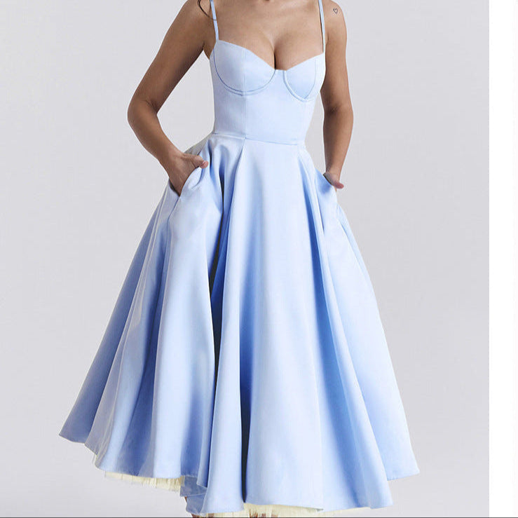 YLIANA | VESTIDO MIDI ROMÁNTICO