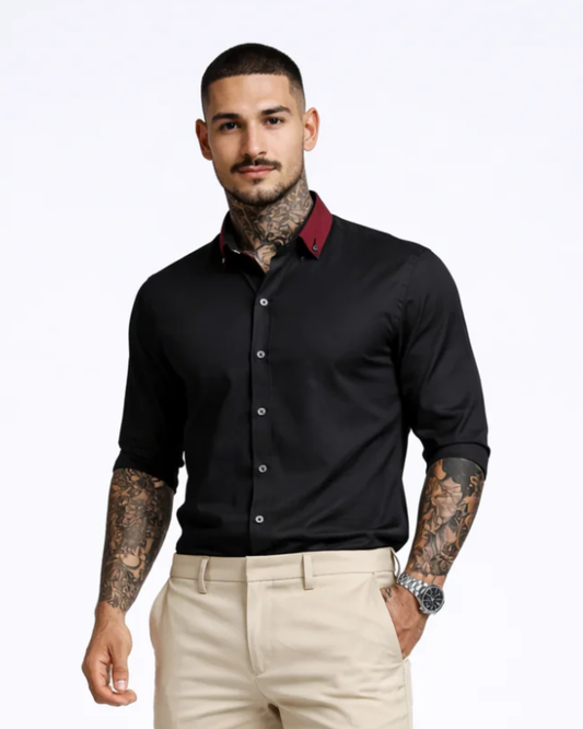 CLAUDIO | CAMISA CLÁSICA DE MANGA LARGA