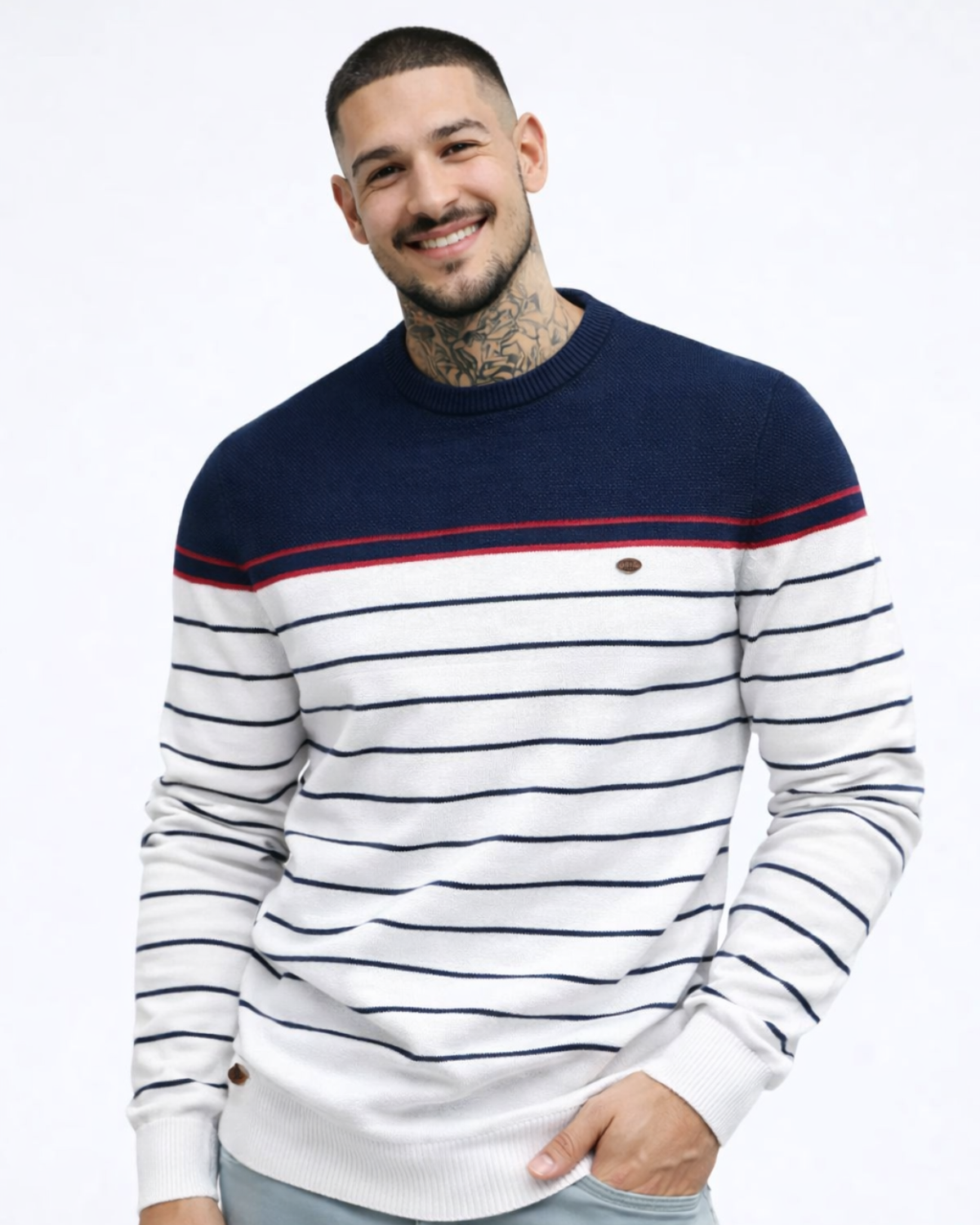 JAVIER | JESERY DE HOMBRE DE RAYAS