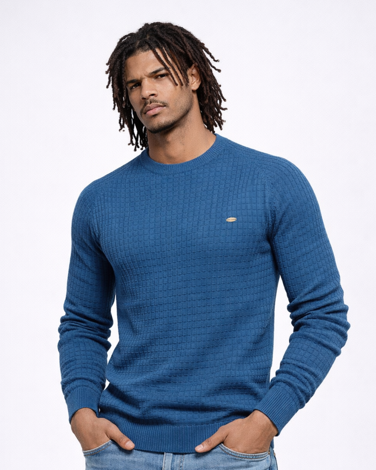 SERGIO | JERSEY DE CUELLO REDONDO CON ESTAMPADO