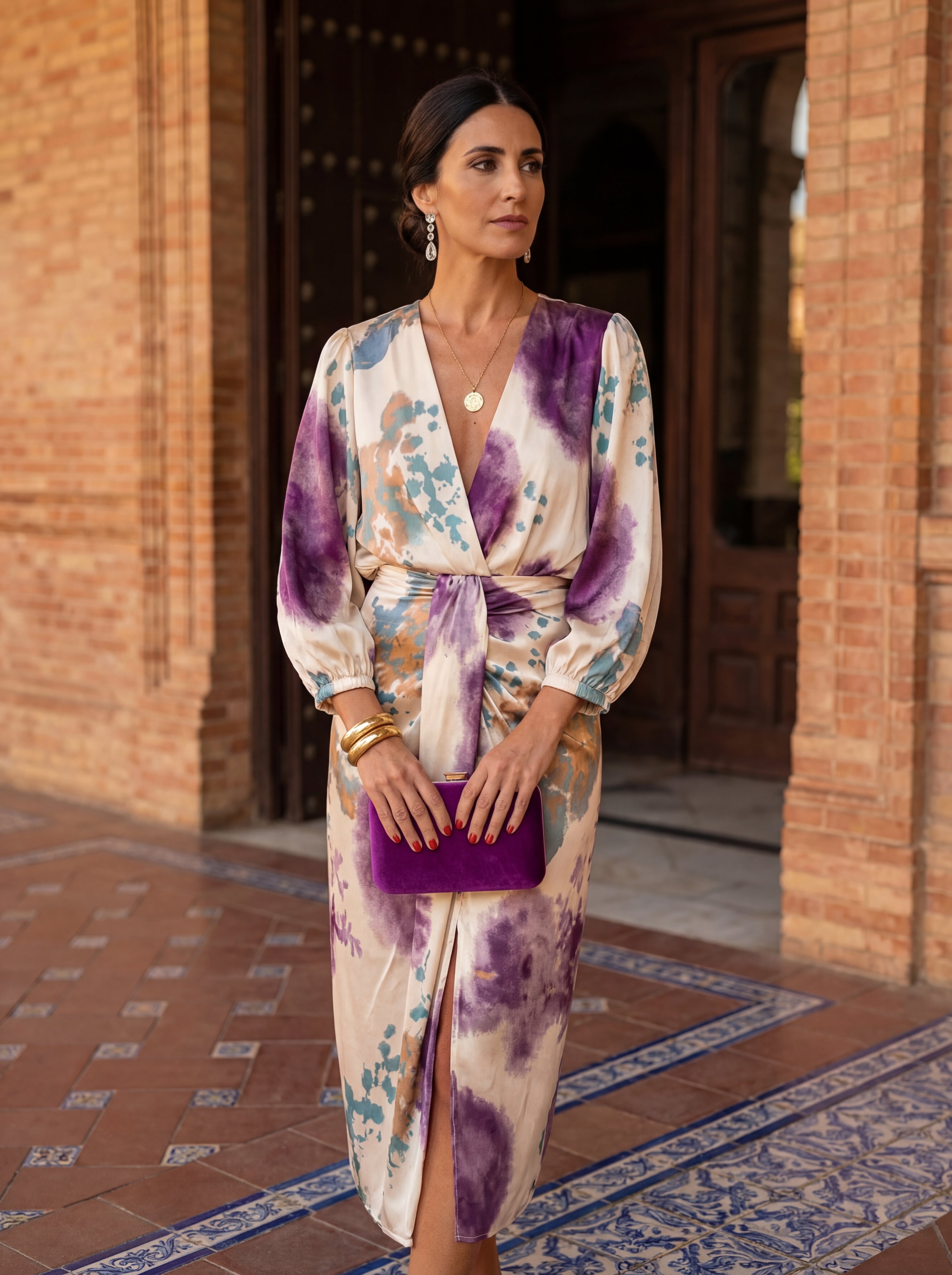VALERIA | VESTIDO CON ESCOTE EN V