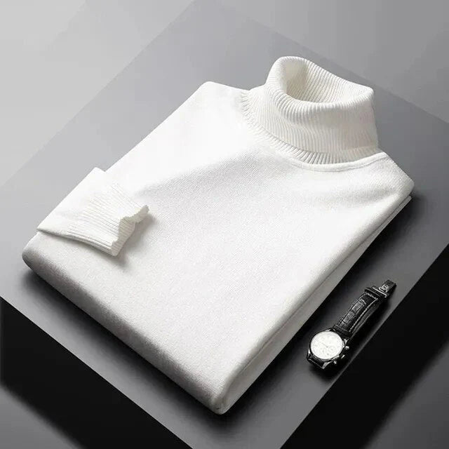 MÓNACO | JERSEY DE CUELLO ALTO DE CACHEMIRA