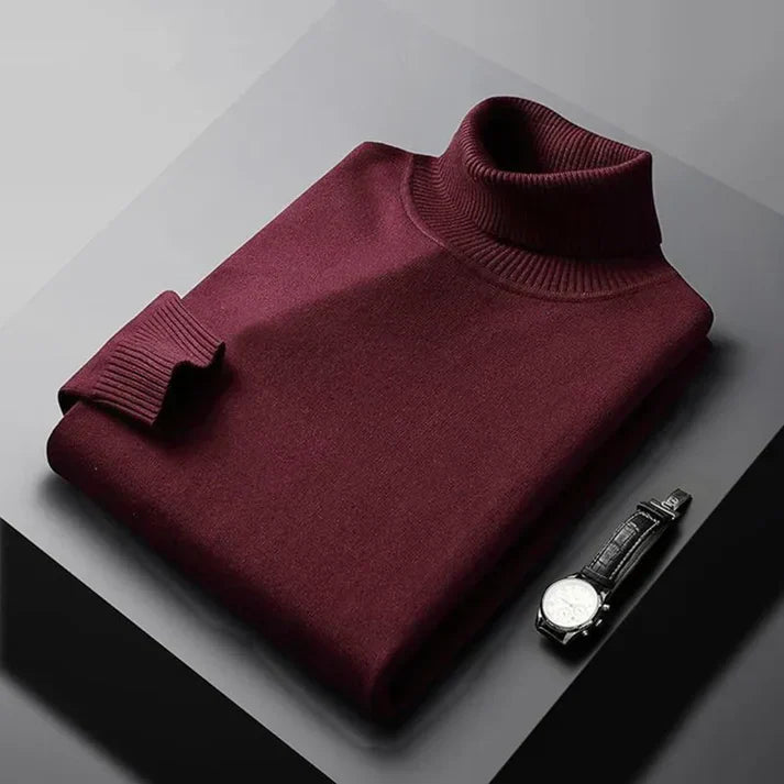 MÓNACO | JERSEY DE CUELLO ALTO DE CACHEMIRA