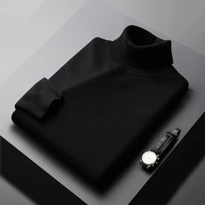 MÓNACO | JERSEY DE CUELLO ALTO DE CACHEMIRA
