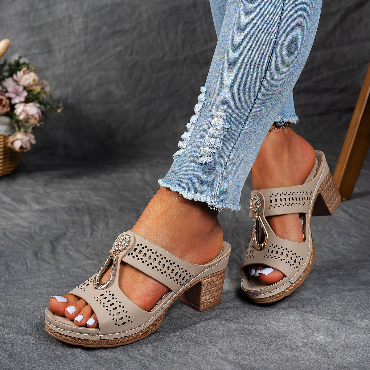 Isabella™ | Sandalias Ortopédicas de Confort con Tacón Alto
