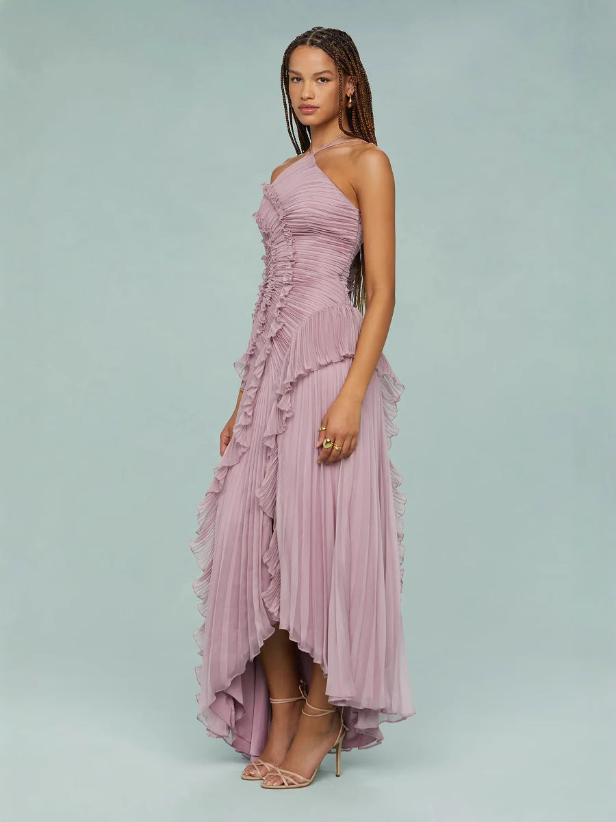 LIYANA | VESTIDO DE VOLANTES EN ESPIRAL