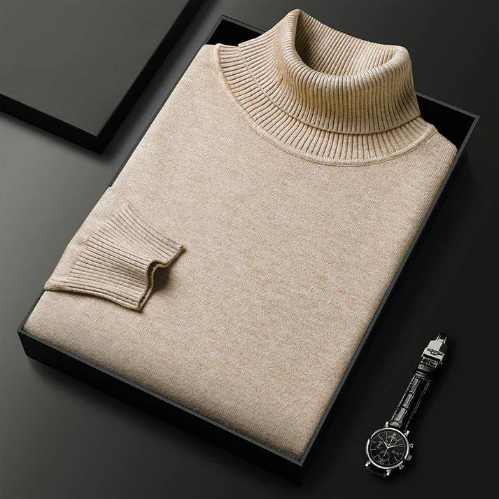 MÓNACO | JERSEY DE CUELLO ALTO DE CACHEMIRA