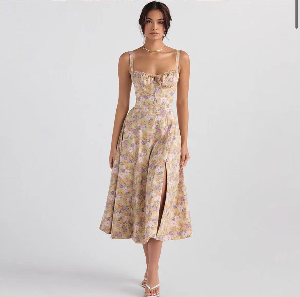 LUCIE | VESTIDO CON CIERRE POR CÓRDON
