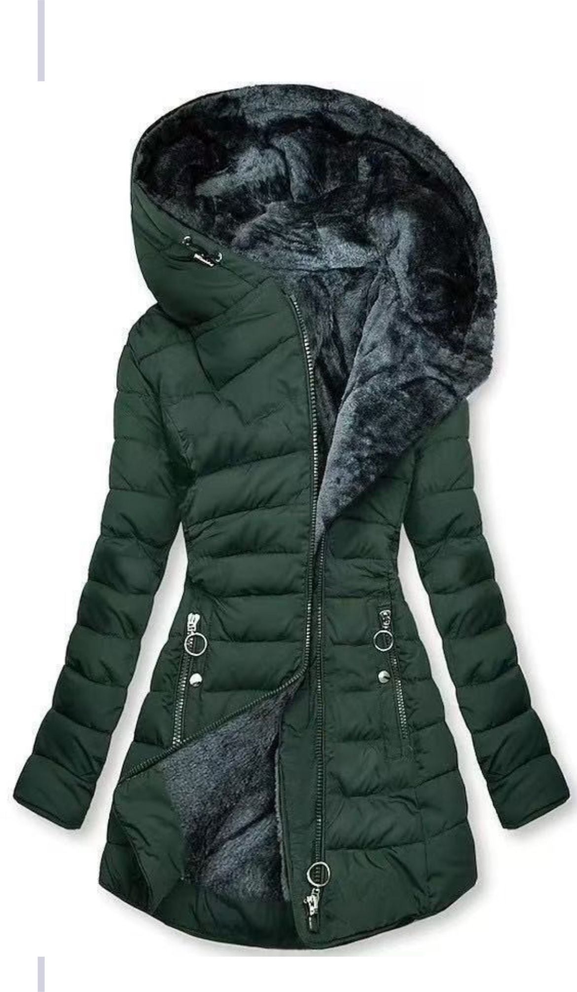 FELICIA | ABRIGO LARGO CON INTERIOR TERMICO