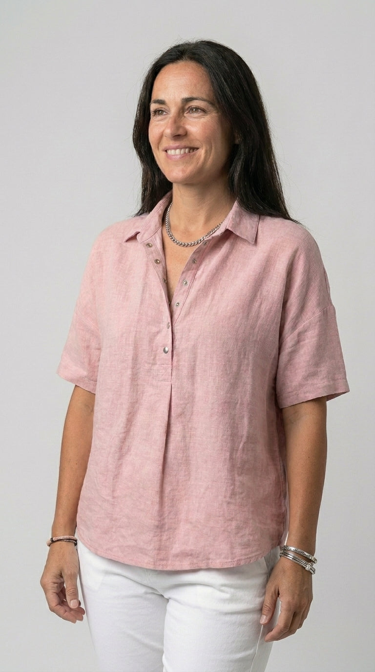 KRABINA | BLUSA CON CUELLO