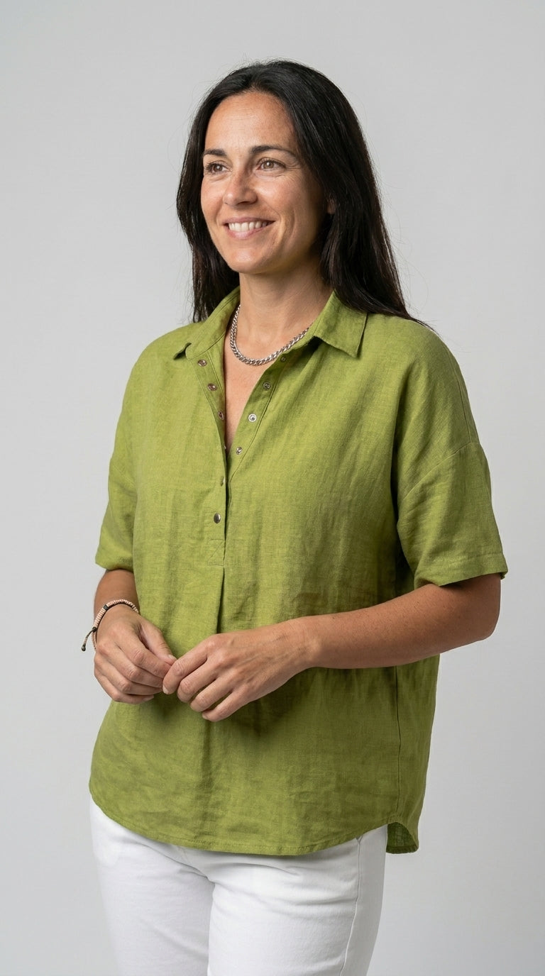 KRABINA | BLUSA CON CUELLO