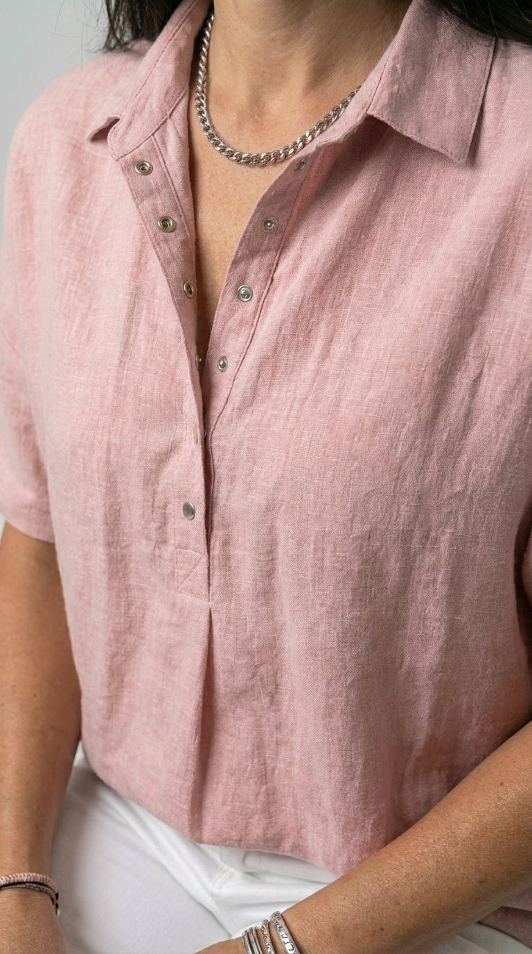 KRABINA | BLUSA CON CUELLO