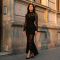 SAMIRA | VESTIDO NEGRO DE ENCAJE