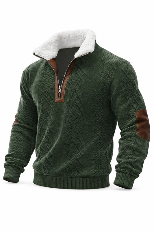 LOVO | CHAQUETA TEDDY MEDIA CREMALLERA