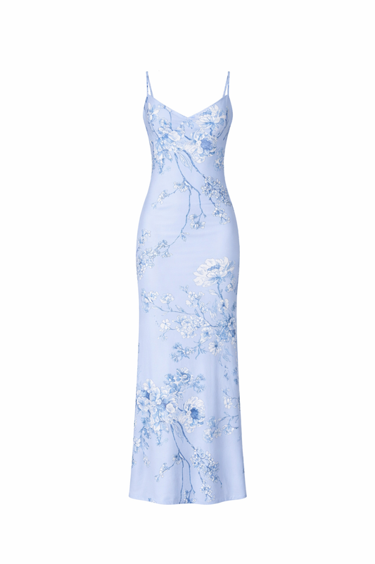 ROSA | VESTIDO FLORAL DE TIRANTES