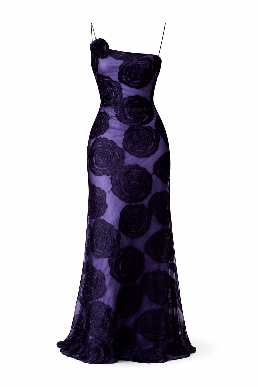 ROSE | VESTIDO DE LARGO DE FLORES
