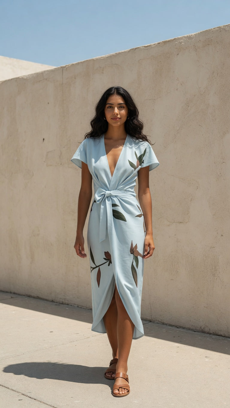 AMELIA | VESTIDO ENVULRURA FLORAL ELEGANTE