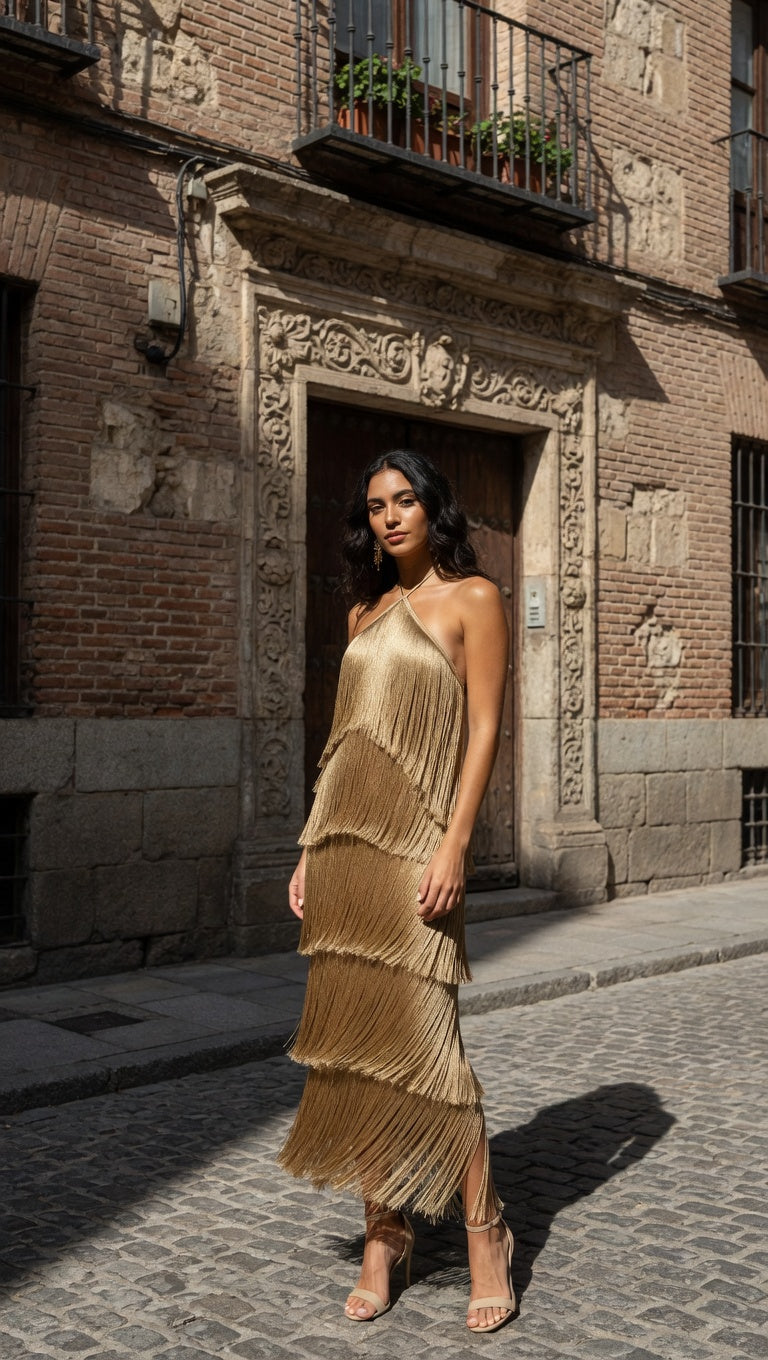 ABRIL | VESTIDO DE FLECOS