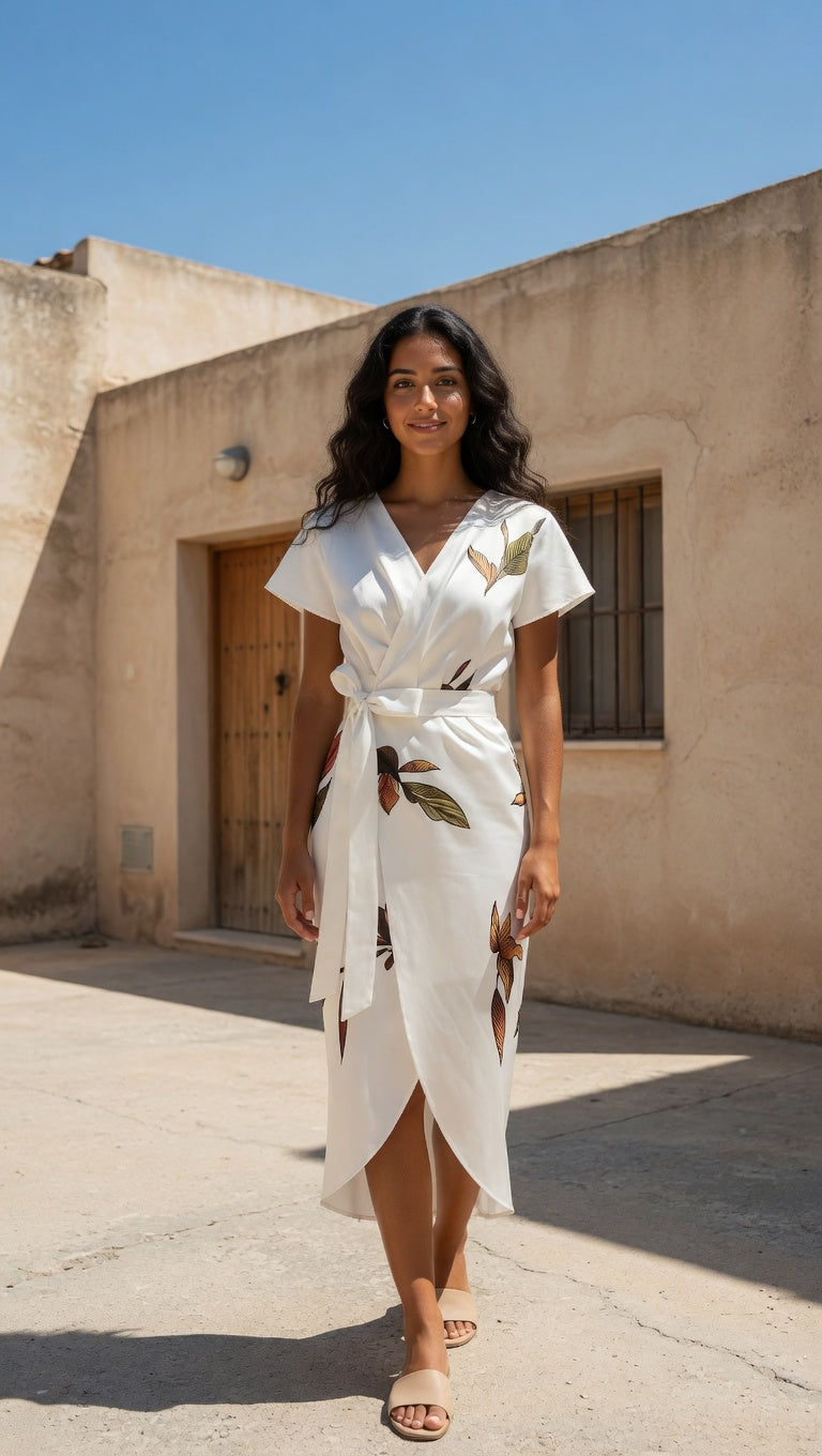 AMELIA | VESTIDO ENVULRURA FLORAL ELEGANTE