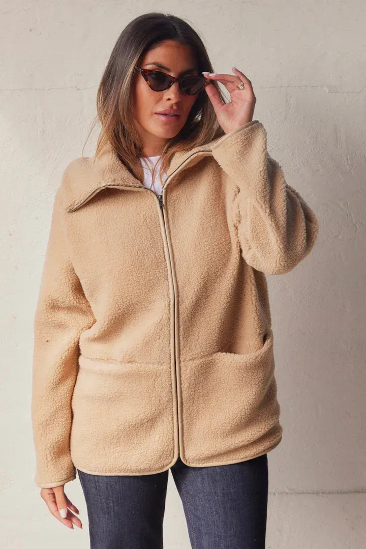 ZINNIA | CHAQUETA TEDDY