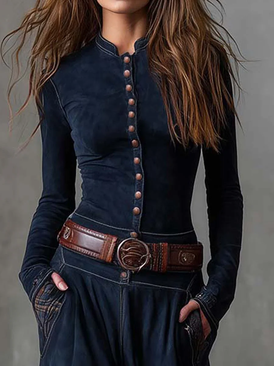 KEIRA | VESTIDO LARGO CON CINTURÓN