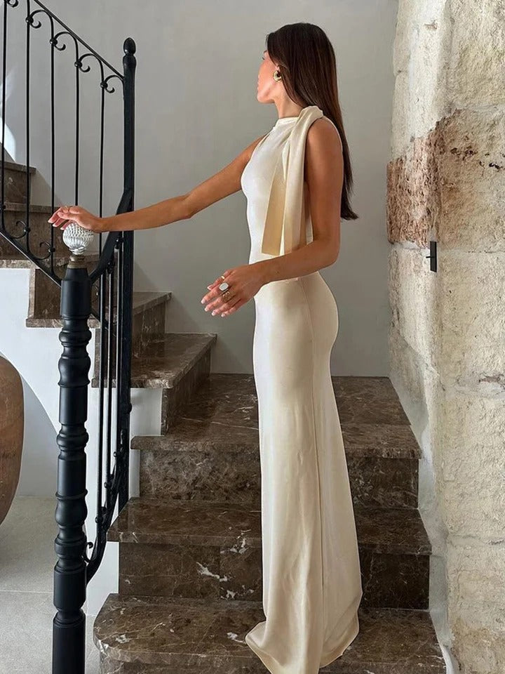 NERI | VESTIDO ELEGANTE LARGO