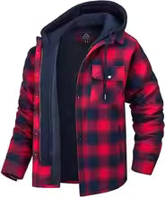 DOMINICO |  CHAQUETA DE CUADROS CON CAPUCHA