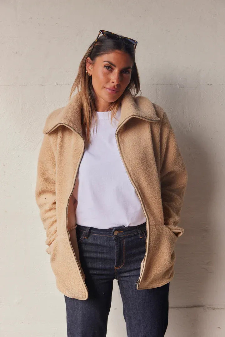 ZINNIA | CHAQUETA TEDDY