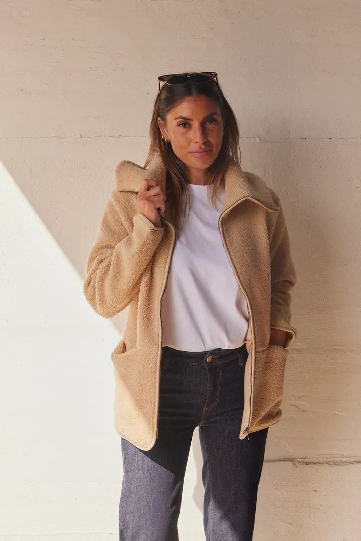 ZINNIA | CHAQUETA TEDDY