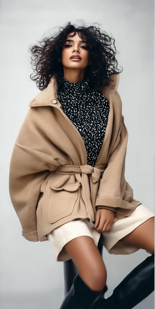 NAVILA | GABARDINA DE DISEÑO CORTO